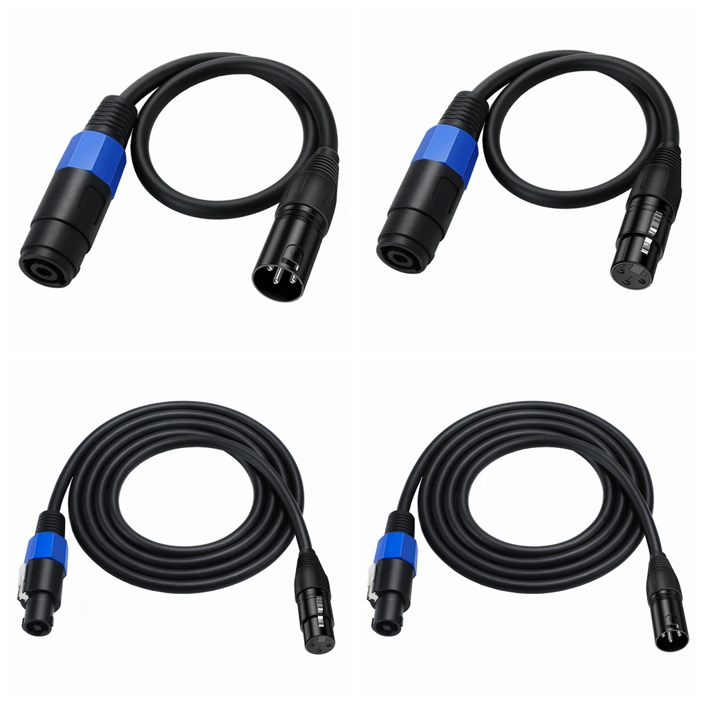 Audio Music Dj - Câble d'extension pour haut-parleur vers XLR,