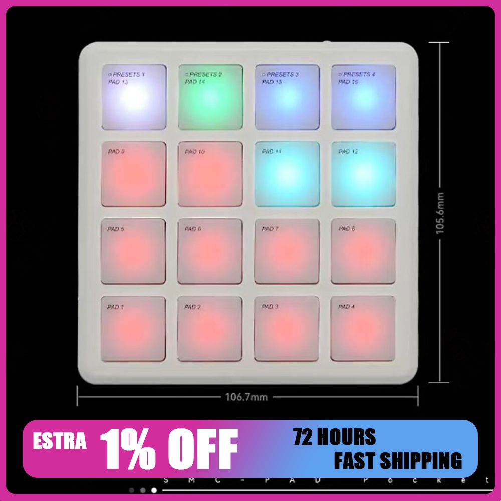 Midi Controller Pad - M-VAVE SMC-PAD POCKET Contrôleur de pad