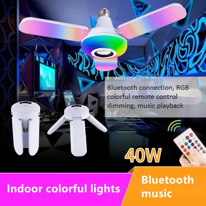 Audio Music Spotify - Lampe musicale Bluetooth avec interface E27,