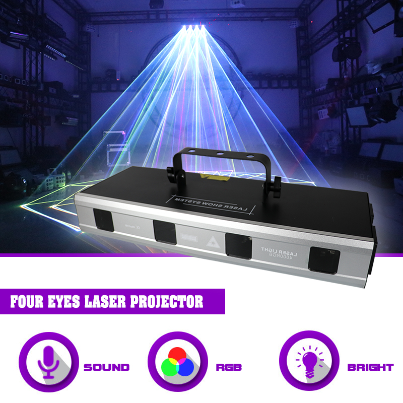 Sunart 4W 4 yeux Laser project - Audio Music Dj avis et prix